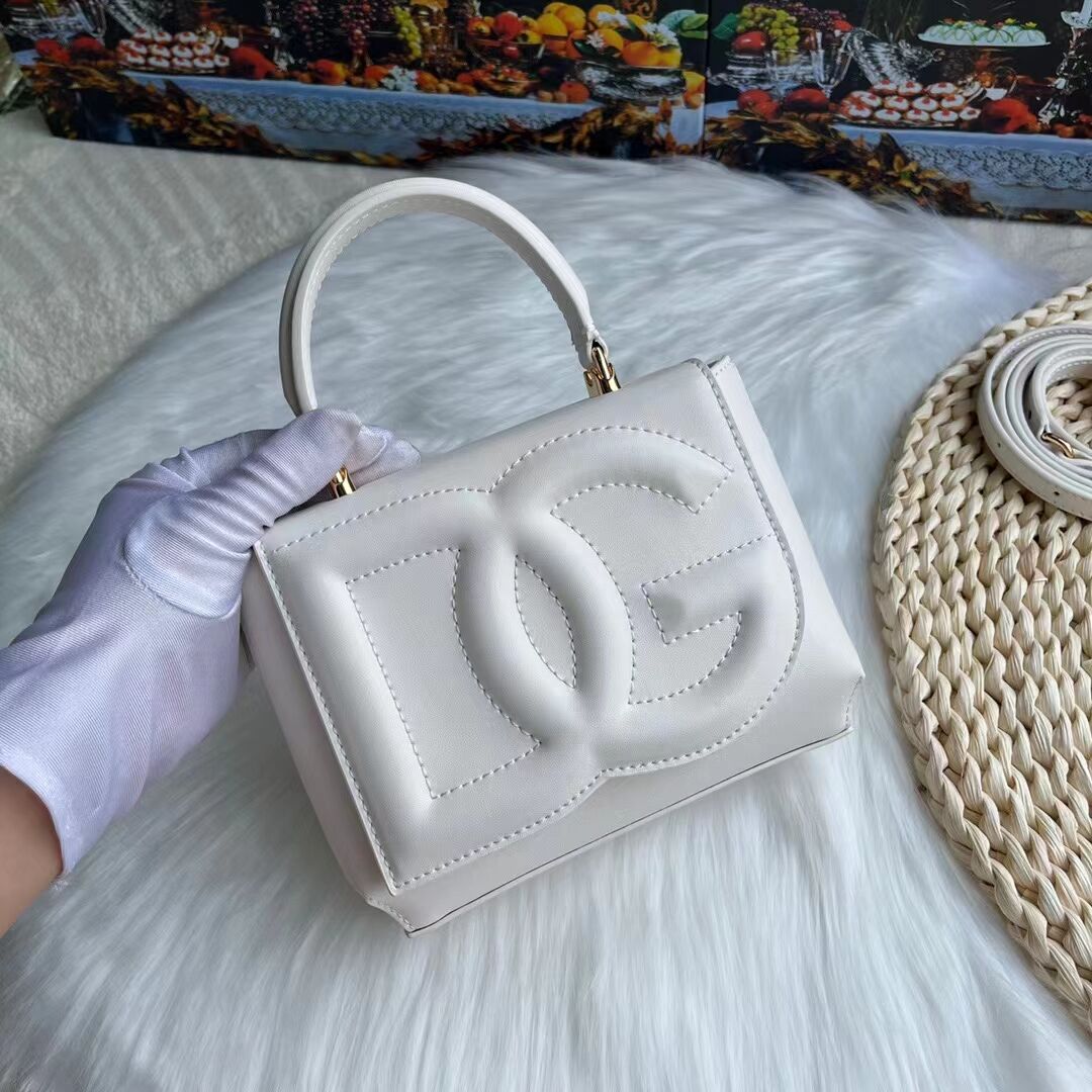 Dolce & Gabbana leather bag G6002 white