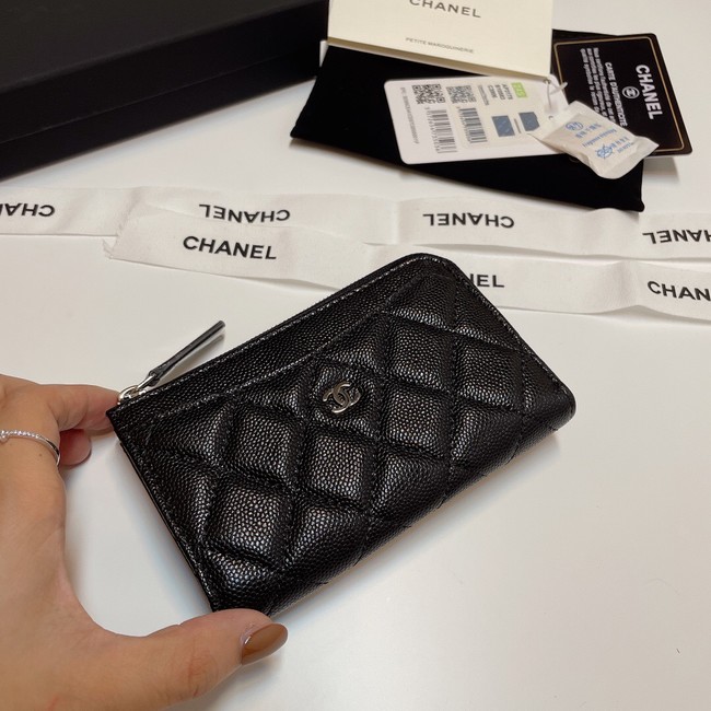 Chanel CLASSIC CARD HOLDER AP3179-2 BLACK