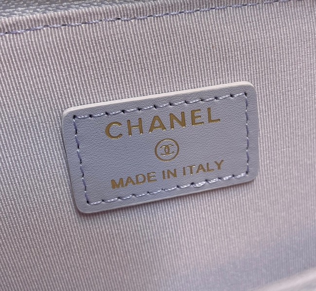 Chanel CLASSIC CARD HOLDER AP3179 light Purple