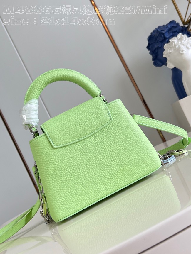 Louis Vuitton Capucines Mini M23456 green