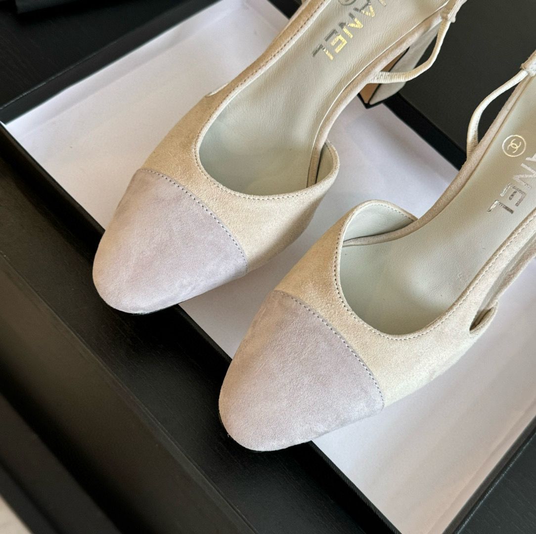 Chanel Sandal 95MM Hight Heels Shoes C50223 Light Gray