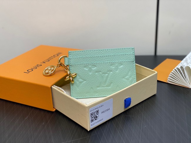 Louis Vuitton Charms Card Holder M83584 Spring Green