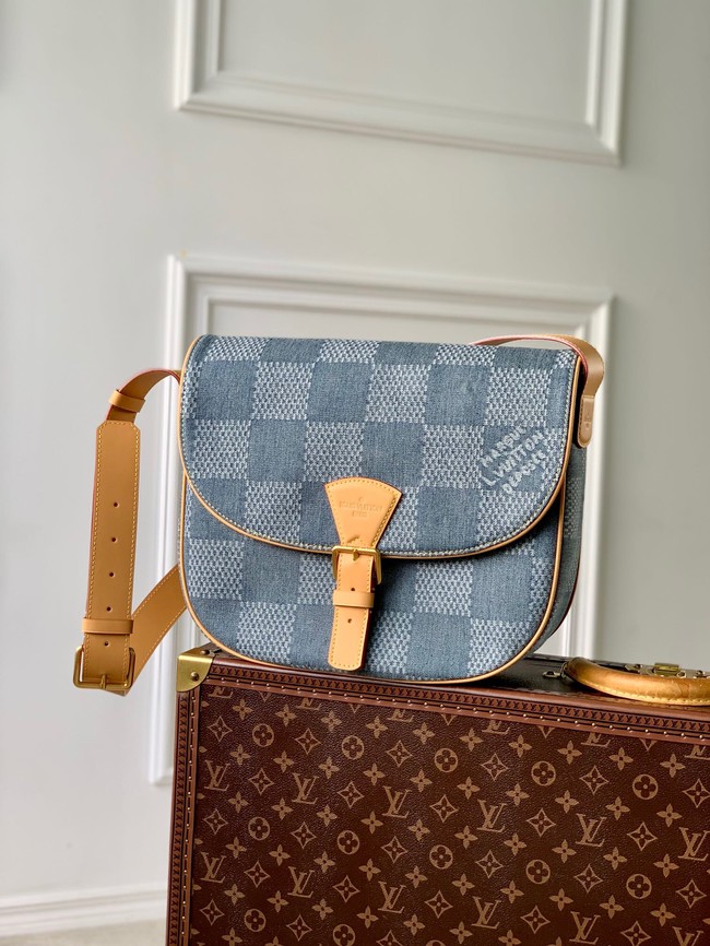 Louis Vuitton Montsouris Messenger MM N40743 Blue