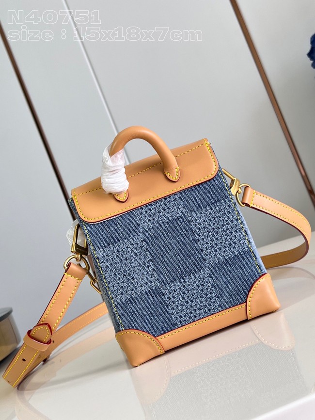 Louis Vuitton Nano Steamer N40751 Blue