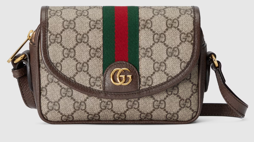 Gucci OPHIDIA GG MINI SHOULDER BAG 772239 Brown