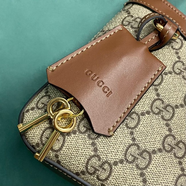 Gucci PADLOCK SMALL SHOULDER BAG 811705 Brown