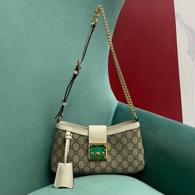 Gucci PADLOCK SMALL SHOULDER BAG 811705 white