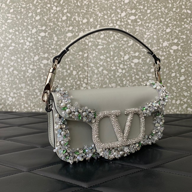 VALENTINO Super Mini Loco imitation crystal chain bag WP6036-1