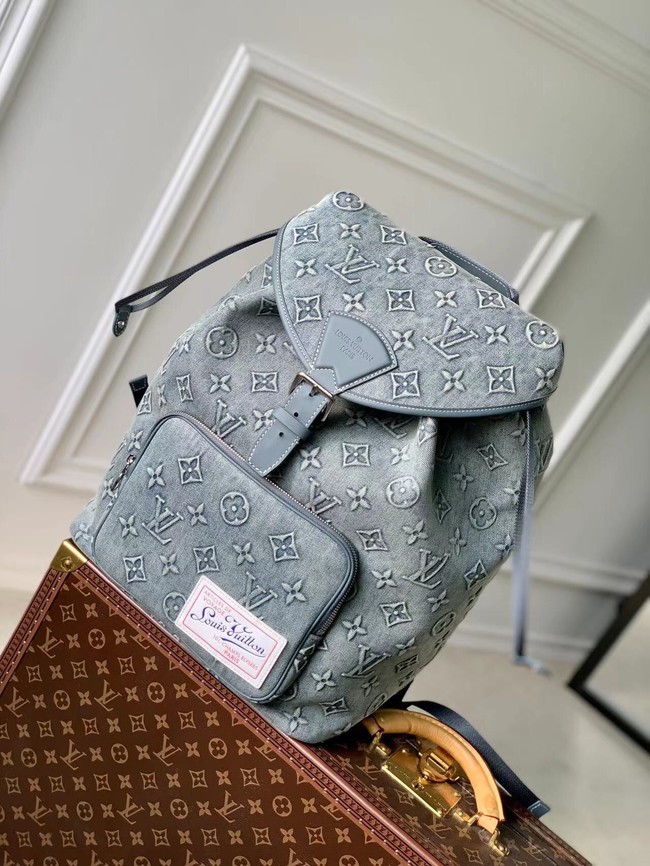 Louis Vuitton Discovery Backpack M22534 Denim