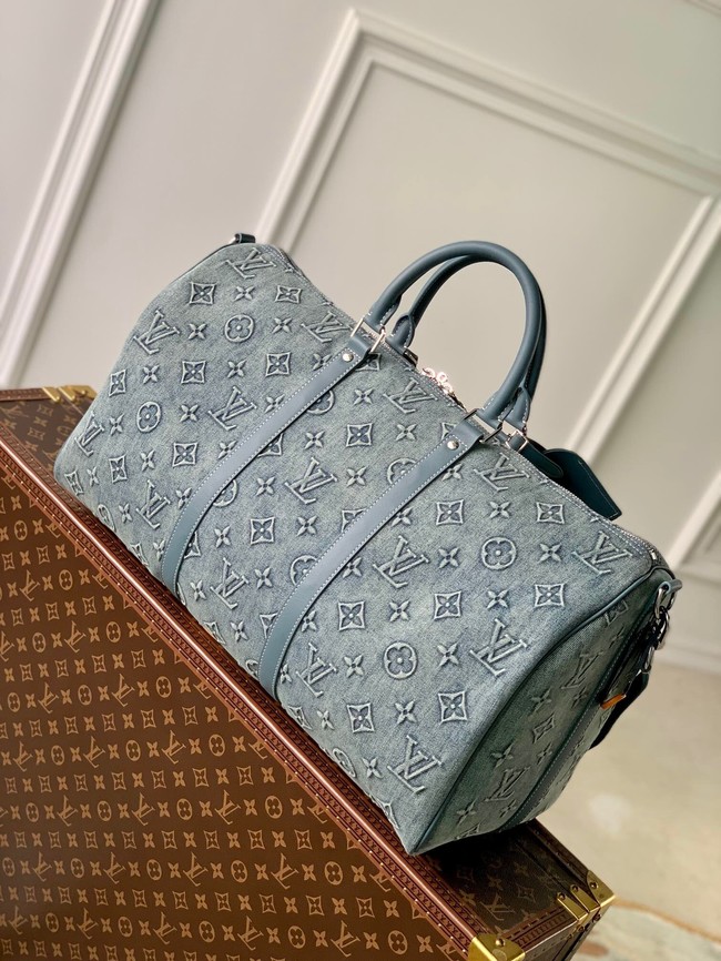 Louis Vuitton Keepall Bandouliere 50 M22532 Denim