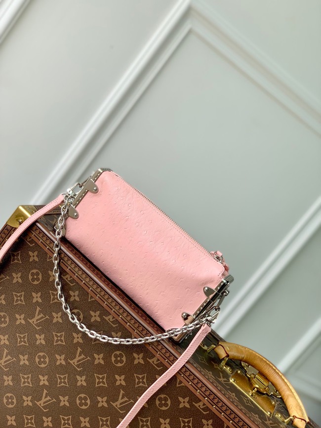 Louis Vuitton Slim Trunk Ostrich M25445 pink