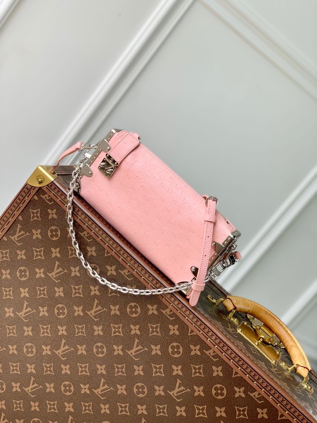 Louis Vuitton Slim Trunk Ostrich M25445 pink