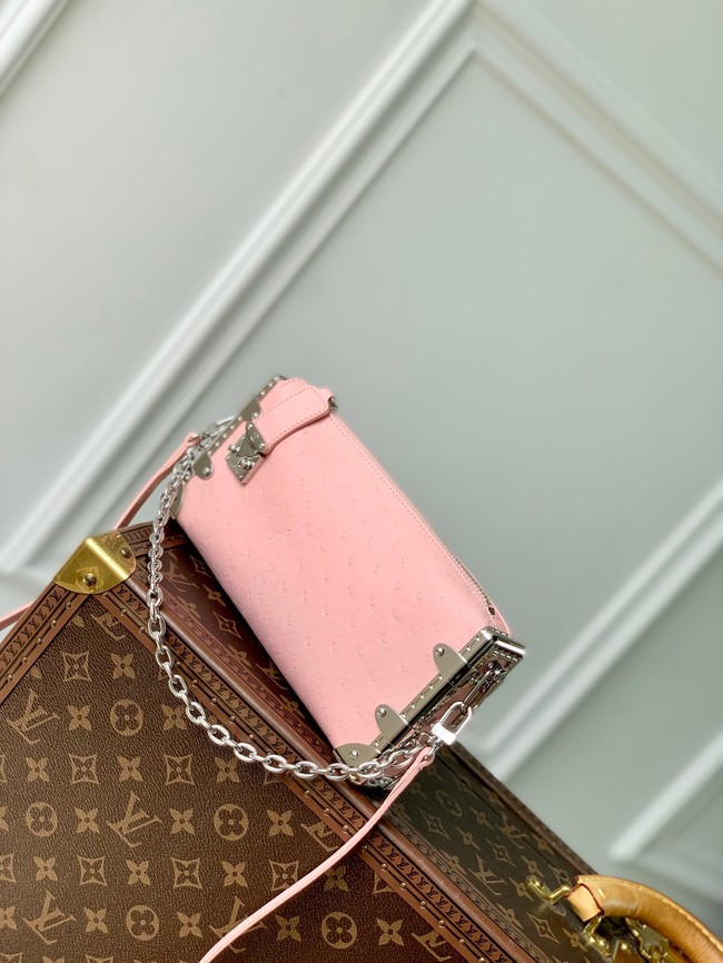 Louis Vuitton Slim Trunk Ostrich M25445 pink