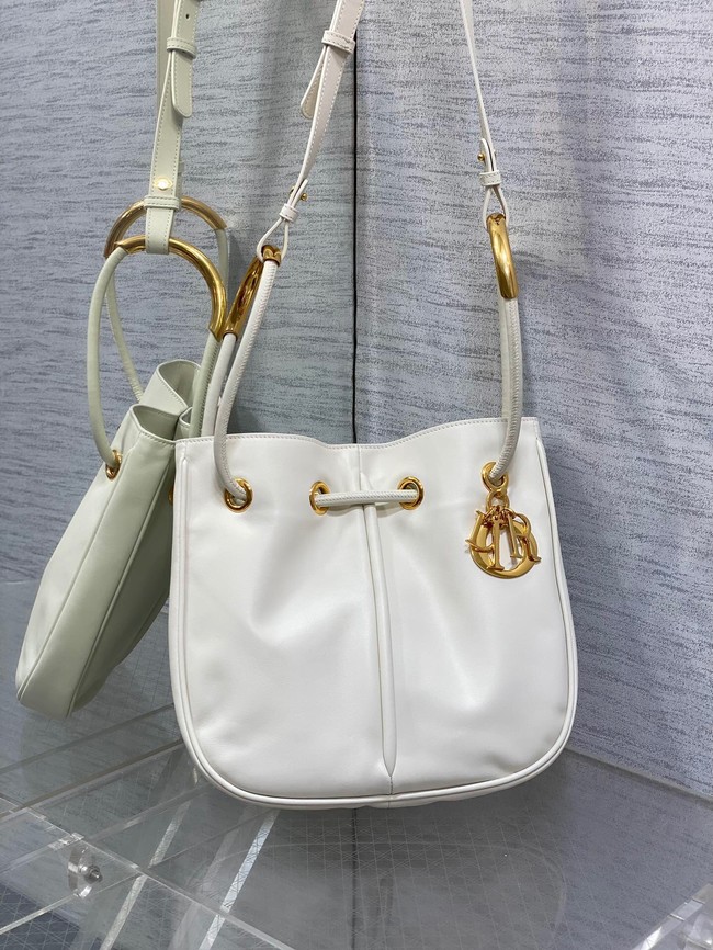 Dioriviera Medium Dior Nolita Bag Calfskin M2312UBGQ white