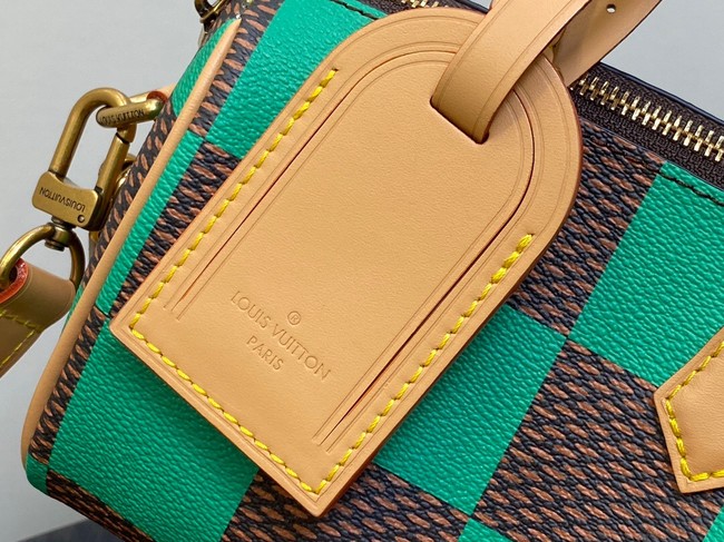 Louis Vuitton Speedy 18 Bandouliere Damier Pop N40595 green