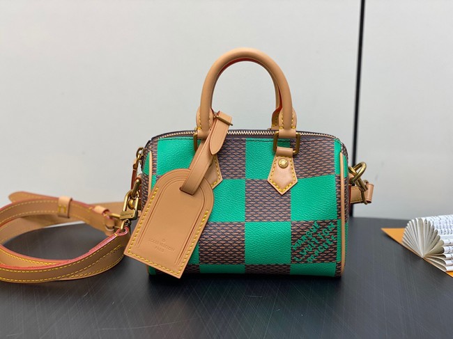 Louis Vuitton Speedy 18 Bandouliere Damier Pop N40595 green