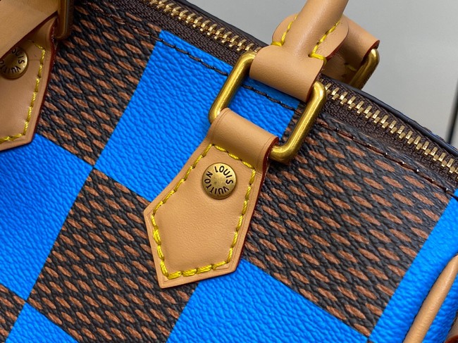 Louis Vuitton Speedy 18 Bandouliere Damier Pop N40595 blue