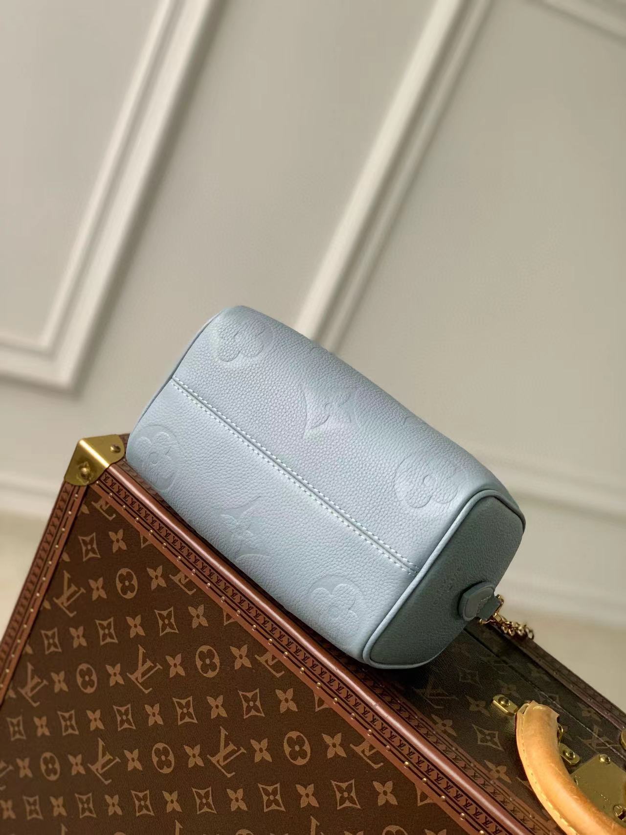 Louis Vuitton Speedy Monogram Empreinte 20 M58953 blue