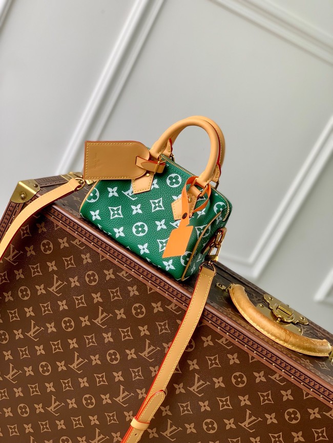 Louis Vuitton Speedy 18 Bandouliere Damier Pop M40595 green