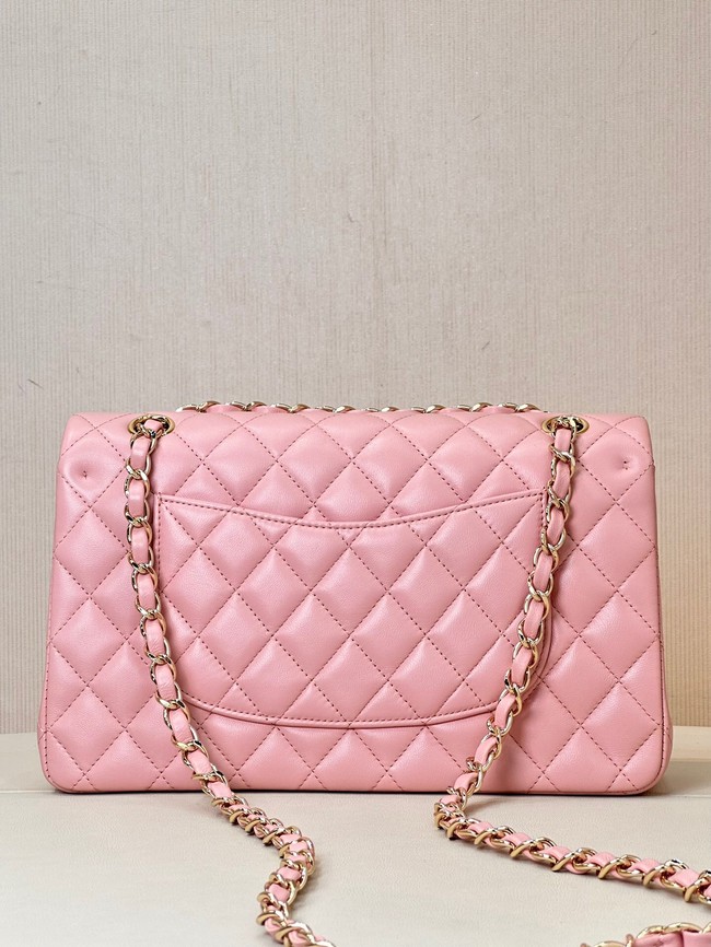 Chanel CLASSIC 11.12 HANDBAG Lambskin & Gold-Tone Metal A01112 pink