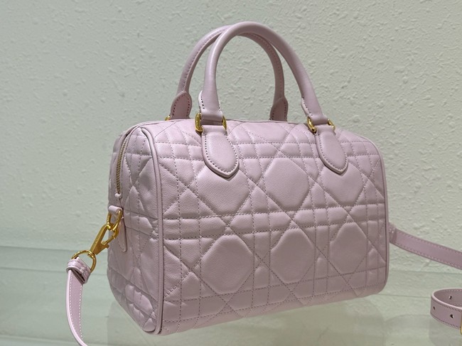 Dior Groove 25 Bag pink Macrocannage Calfskin M1365UB