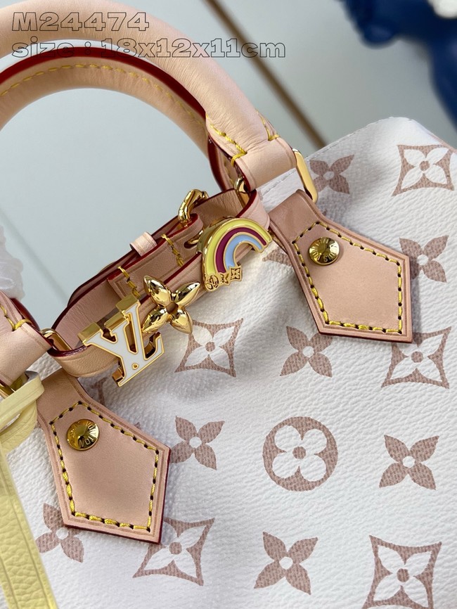 Louis Vuitton Speedy Bandouliere M24474 Mastic Cream