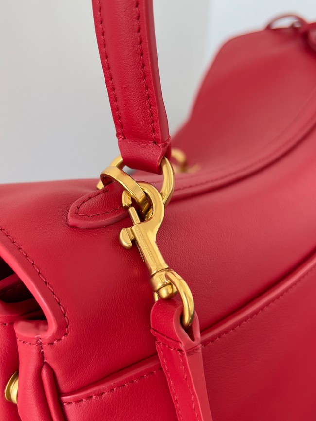 Balenciaga Rodeo Handbag smooth calfskin 795457 red