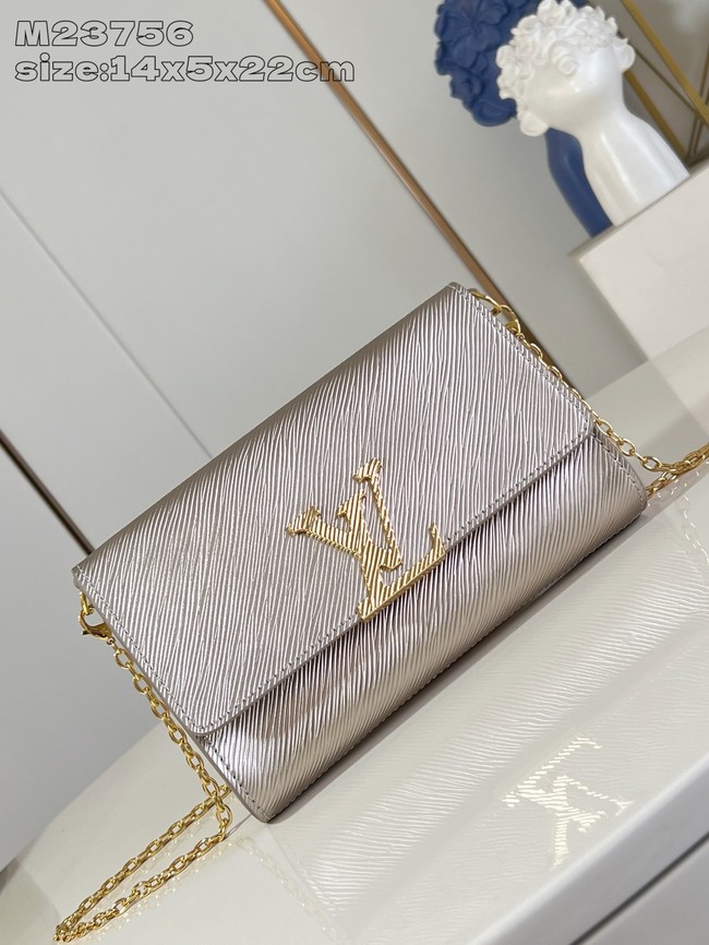 Louis Vuitton Pochette Louise M23756 light gray