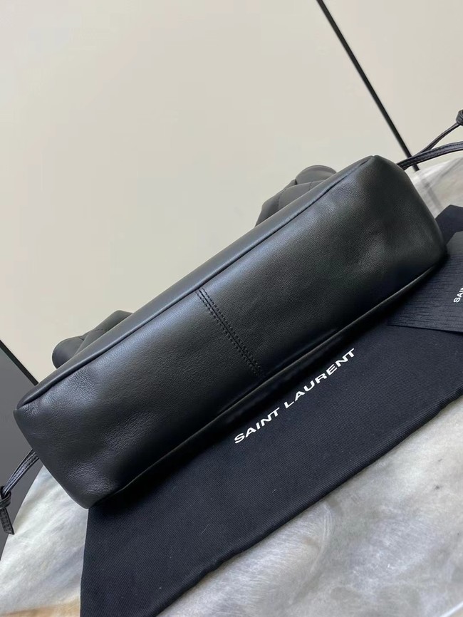 SAINT LAURENT JAMIE SHOPPING SMALL IN LAMBSKIN 833948 BLACK