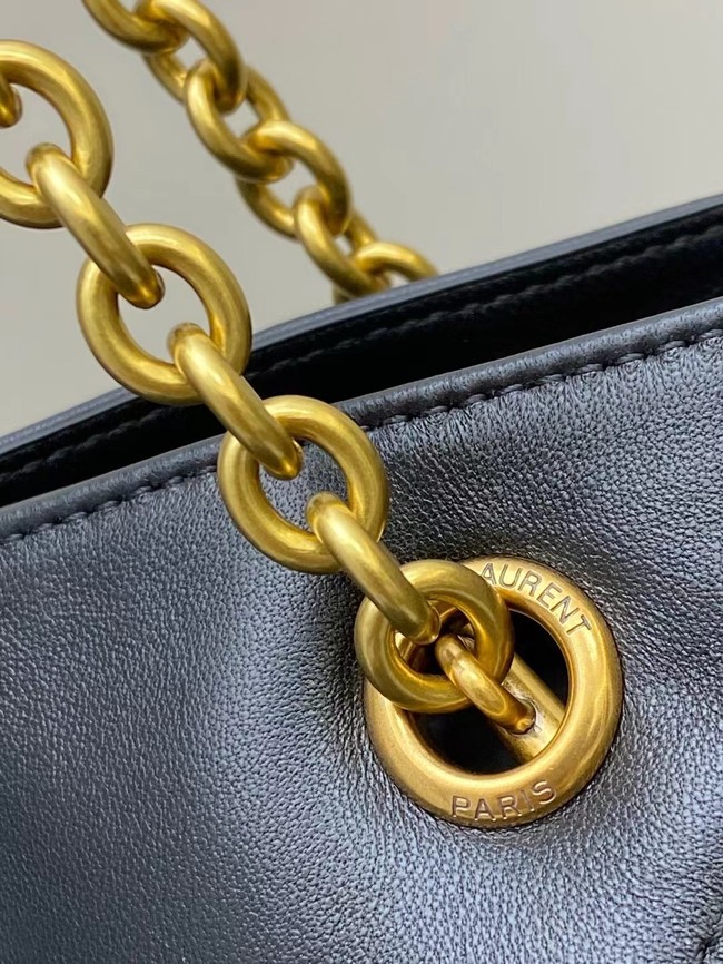 SAINT LAURENT JAMIE SHOPPING SMALL IN LAMBSKIN 833948 BLACK