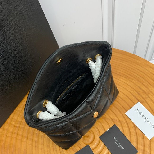 SAINT LAURENT TOY PUFFER IN LAMBSKIN 759337 black