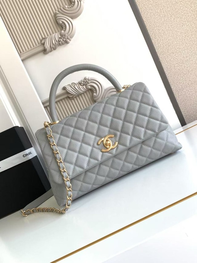Chanel LARGE FLAP BAG WITH TOP HANDLE 92991-10