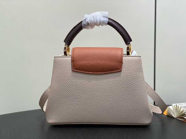 Louis Vuitton Capucines BB M12345 Galet& Tan & Chocolate