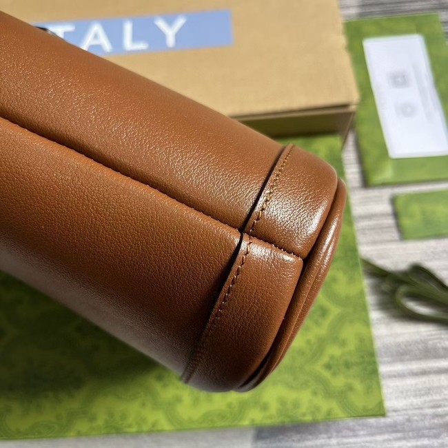 GUCCI GG MARMONT SMALL SHOULDER BAG 750396 BROWN