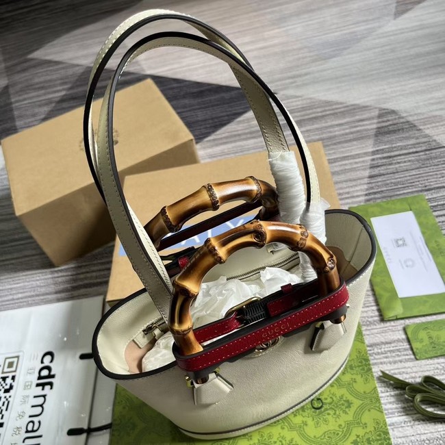 GUCCI GG MARMONT SMALL SHOULDER BAG 750396 white