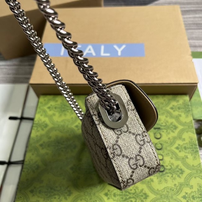 GUCCI OPHIDIA MINI BAG 760194 brown