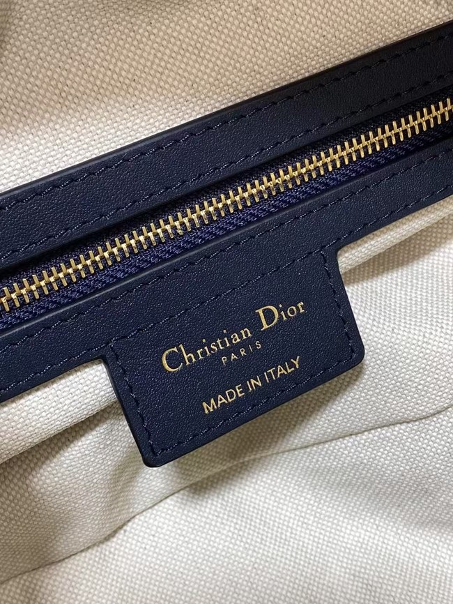 Dior Small D-Journey Bag M2416UNUO Blue Dior Oblique Jacquard