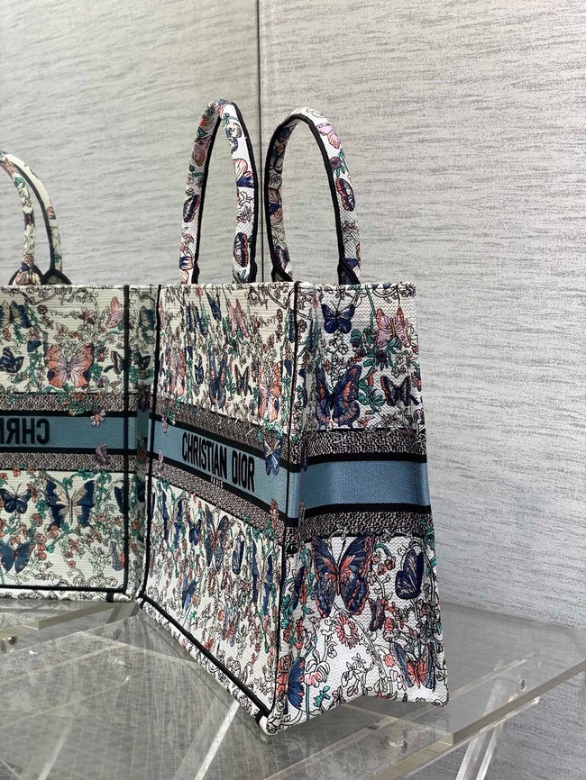 Large Dior Book Tote Embroidery Embroidery M1286ZEDX-2