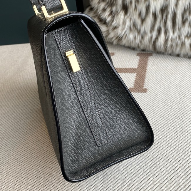 Valextra Iside Top Handle Medium Bag 56028 Steel gray