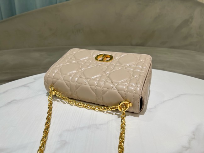 Dior Medium Soft Dior Caro Bag Macrocannage Lambskin M9253UHPA gray