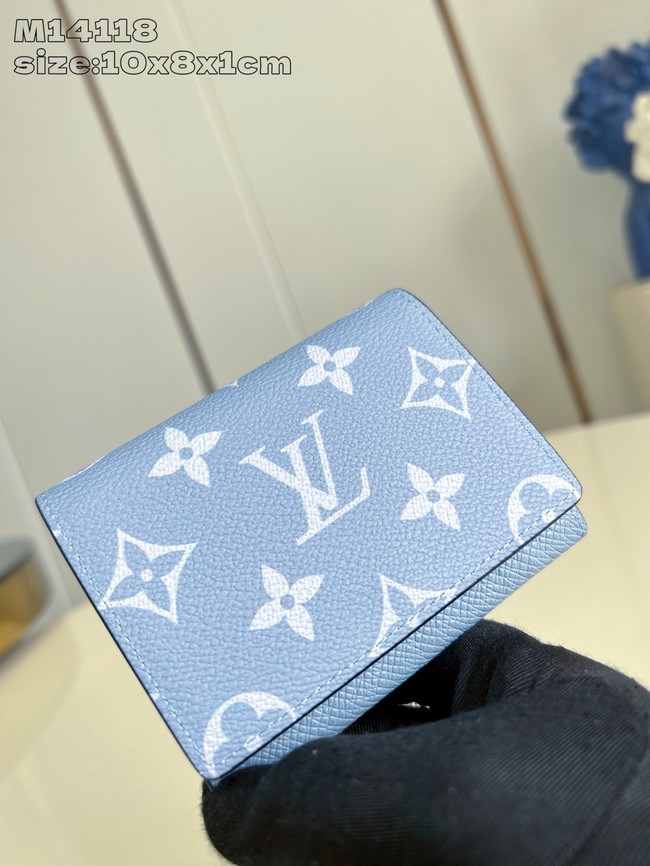 Louis Vuitton Card Holder M14118 blue