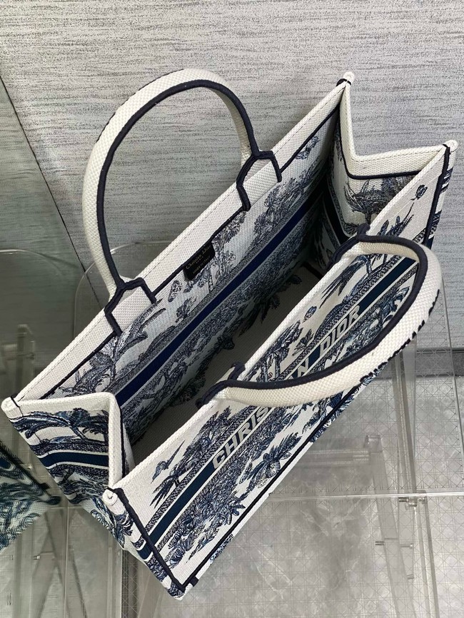 Large Dior Book Tote Embroidery Embroidery M1286ZEDX-7