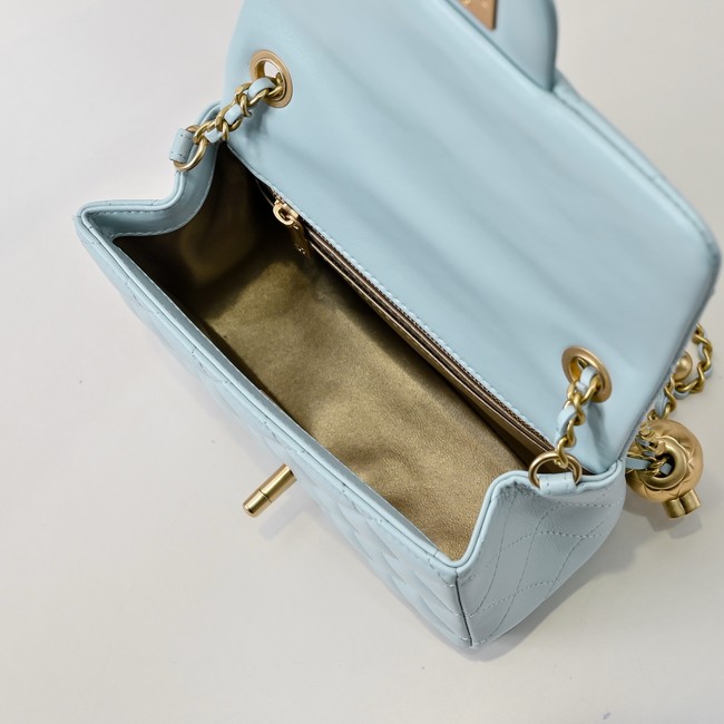 Chanel MINI FLAP BAG AS1786 light Blue