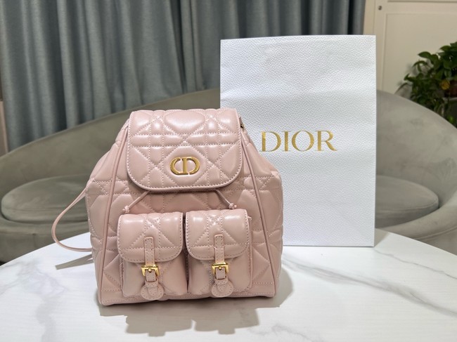 DIOR Medium Dior Caro Backpack M6301UN pink