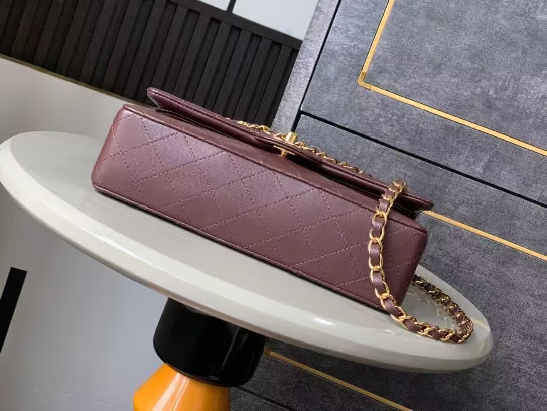 Chanel CLASSIC Original Leather11.12 HANDBAG 1112 Brown