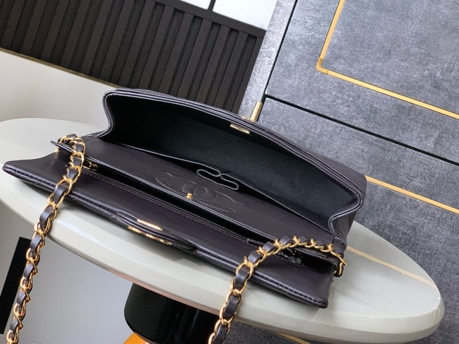 Chanel CLASSIC Original Leather 11.12 HANDBAG 1112 dark brown