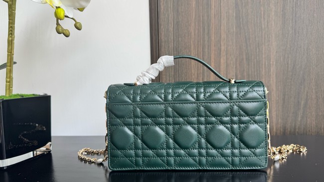 My Dior Mini Bag Cannage Lambskin S0980ONMJ dark green