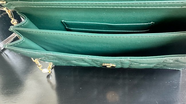 My Dior Mini Bag Cannage Lambskin S0980ONMJ dark green