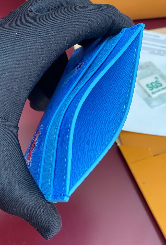 Louis Vuitton Double Card Holder M14864 Blue lagoon