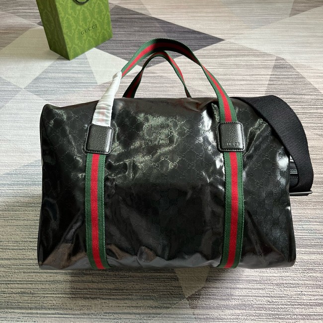 Gucci Medium duffle bag with Web 799871 black